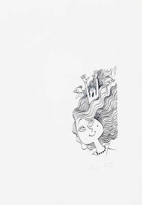 Чижиков Виктор Александрович. Иллюстрации к книге: Олейников Н. Перемена фамилии. Библиотека крокодила. № 14. М.: Правда, 1988